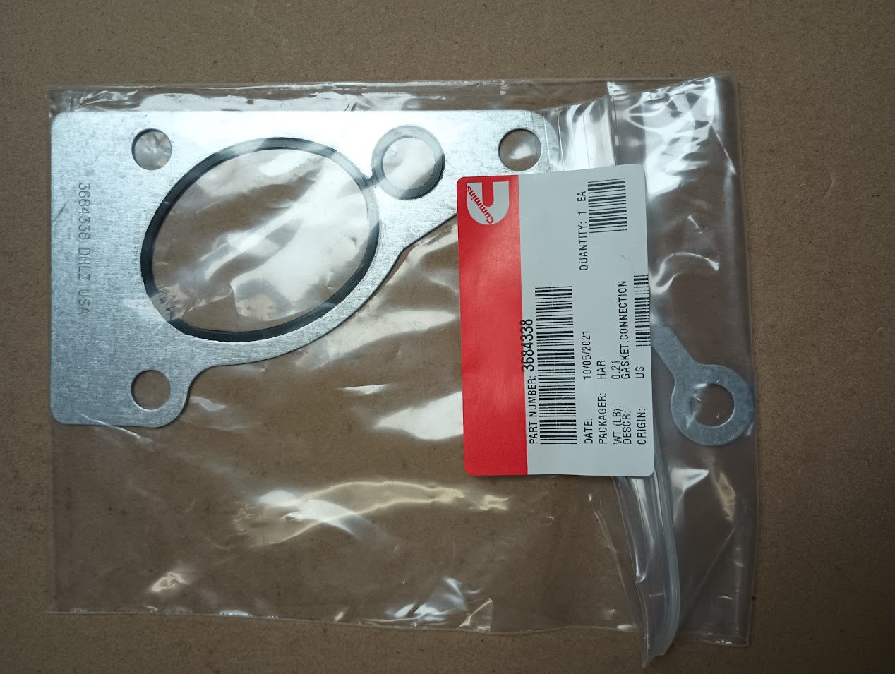 Cummins 3684338 Connection Gasket